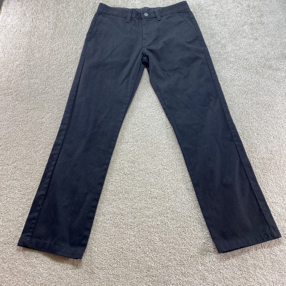Volcom Frickin Modern Stretch Chino Pants Mens 29 Black A11313S1 Skateboarding